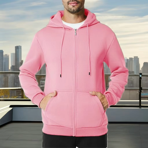 Rayas Fleece Full Zip up Sudadera con capucha Trajes de chándal para hombres Mujeres Diseño OEM Hombres Tech Fleece Chándal Full Zip Hoodie Sudaderas con capucha personalizadas - Product Image 1
