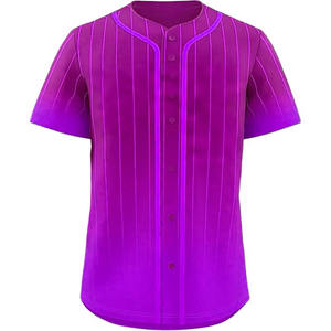 Maillot de baseball OEM sur mesure 100% polyester respirant cousu avec sublimation impression numérique séchage rapide propre conception - Product Image 4