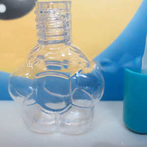 Flacon de vernis à ongles en plastique en forme de fleur de 5 ml vide avec impression sérigraphique et bouchon avec pinceau - Product Image 3