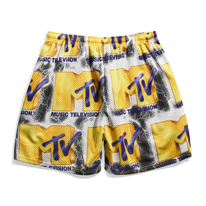 Pantalones Cortos de Baloncesto de Malla de Poliéster 100% Personalizados de Alta Calidad, Diseño Sublimado, Vintage, Transpirables, de Secado Rápido, Servicio OEM de Alta Gama - Product Image 6