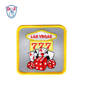 Patchs brodés personnalisés patchs en tissu réfléchissant à coudre sur un patch à repasser pour vêtement - Product Image 3