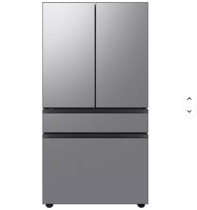 ตู้เย็น 4 ประตู แบบประตูฝรั่งเศส คุณภาพสูง ป้องกันน้ำแข็งเกาะ หน้ากระจกสีฟ้า รุ่น Morning Blue สำหรับใช้ในครัวเรือน - Product Image 1