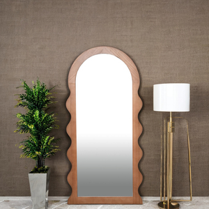 Handmade thiết kế hiện đại Truyền Thống chạm khắc bằng gỗ tường gương cho góc lễ hội phòng khách gương pinewood gương - Product Image 4