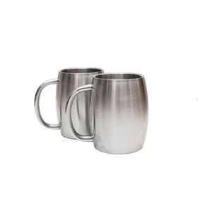 Moscow Mule Tazas de acero inoxidable-Juego de 2 tazas Juego de regalo Premium con pajitas de cóctel hechas a mano con venta - Product Image 1