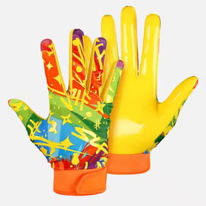 Gants d'hiver de haute qualité avec logo personnalisé, antidérapants, confortables, super collants, équipement de football américain - Product Image 4