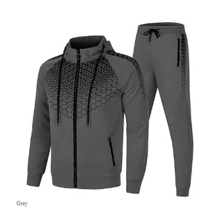 Venta al por mayor ropa deportiva para hombre chándal tela de algodón mejor diseño chándal - Product Image 3