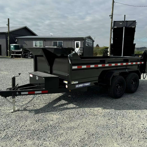 Haute qualité 6X12 ferme remorque à benne basculante à vendre avec engrenage et moteur composants de base - Product Image 1