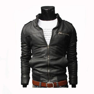 Produit très vendu Meilleures vestes homme en cuir fin d'hiver Conception personnalisée Veste en cuir promotionnelle - Product Image 3