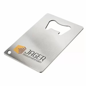 Custom logo Printed Promotional Gift Metal Business Cards with <b>Bottle</b> Opener - Product Image 1