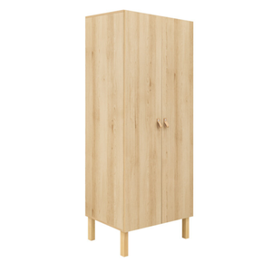 ตู้เสื้อผ้าไม้2ประตูสำหรับเด็กเฟอร์นิเจอร์ไม้เวียดนามดีไซน์สวยจัดส่งรวดเร็วทั่วโลก - Product Image 3