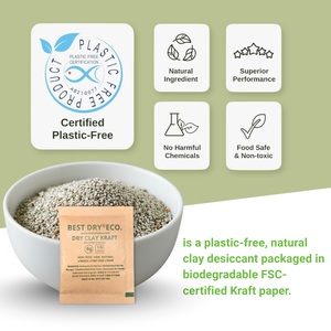 ดรายเอคโค 17 กรัม สารดูดความชื้นชนิดดินเหนียวเบนโทไนต์ - ปลอดสารพิษ ย่อยสลายได้ 100% ป้องกันเชื้อรา สำหรับทุกอุตสาหกรรม - Product Image 4