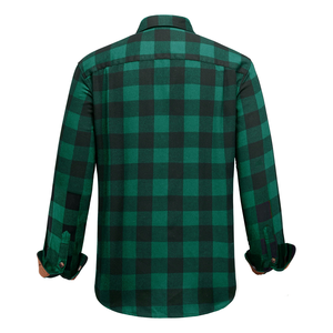 เสื้อเชิ้ตทางการสำหรับผู้ชายทรงสลิมฟิตสีพื้นเสื้อใส่สบาย - Product Image 3