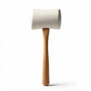 Supercraft Soft-Faced <b>Hammer</b> Head 80mm Nylon White Hard <b>Hammer</b> with Excellent Features - Product Image 3