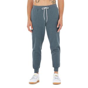 Pantalons de jogging pour hommes en coton personnalisés avec logo Heather Slate, décontractés, pour l'entraînement sportif et la remise en forme, pantalons de survêtement personnalisés pour hommes - Product Image 2