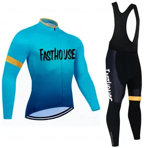 Tenue de cyclisme en équipe de fabrication professionnelle Tenue de sport confortable Tenue de cyclisme à séchage rapide pour hommes - Product Image 5