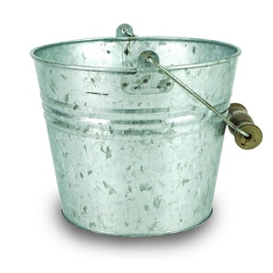Simple and Attractive Look Garden Supplies Galvanized Planter Modern Metal Planters Garden Supplies Iron Planter <b>Small</b> and Large - Product Image 2