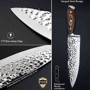 <strong>Customized</strong> 15 Piece Japan <strong>Damascus</strong> 3CR13 Stainless Steel Engraved <strong>Chef</strong> Acacia <strong>Knife</strong> Kitchen <strong>Knives</strong> Set with Wooden Block - Product Image 3