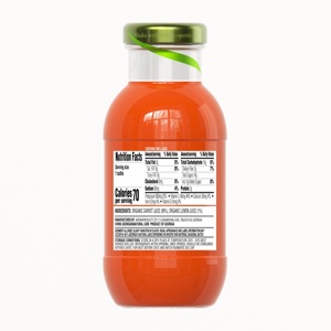 100% Bio Reiner Karottensaft Georgias Natürlicher Bio NFC Karottensaft Mit Zitrone In 200ml/300ml/750ml/1l Flaschen - Product Image 3
