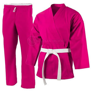 Uniforme de Taekwondo personnalisé de haute qualité 100% coton avec logo frontal, respirant, séchage rapide, vêtements d'arts martiaux - Product Image 2