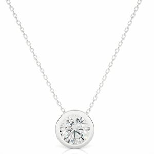 ชุดจี้เพชรสำหรับผู้หญิงกะรัตแบบกลม - Product Image 3