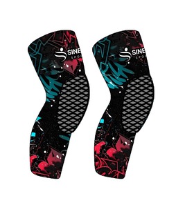 Compression volley-ball basket-ball genouillères manches chaud antidérapant soutien de l'équitation néoprène Polyester élasticité réglable - Product Image 5