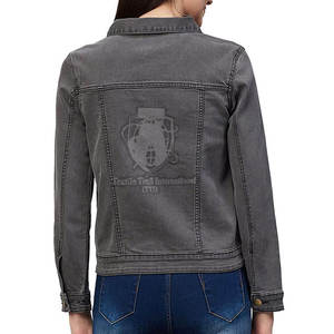 Chaqueta Vaquera para Mujer, Último Modelo, Fabricada en Fábrica, Chaqueta Vaquera para Mujer al por Mayor, Mejor Precio, MOQ Bajo, Chaquetas de Invierno - Product Image 3