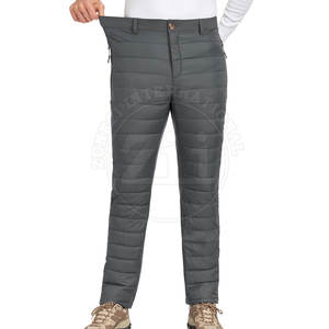 กางเกงพัฟเฟอร์สีเข้มแบบลำลองน้ำหนักเบา ดีไซน์ล่าสุด บริการ OEM สำหรับผู้ชาย สวมใส่สบาย คุณภาพพรีเมียม - Product Image 2