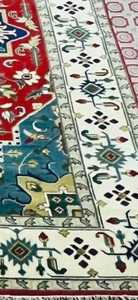 Alfombra hecha a mano de lana Hariz, Alfombras anudadas a mano con patrón abstracto personalizable para uso doméstico y hotelero - Product Image 3