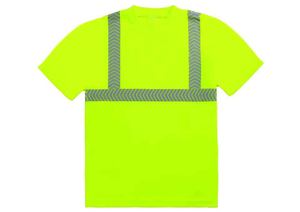 T-shirt de sécurité personnalisé haute visibilité 100% polyester réfléchissant imperméable à manches courtes chemise de travail chemise de sécurité personnalisée hommes - Product Image 2