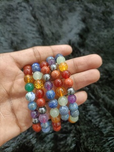 Natural 7 Chakra <b>Bracelet</b> Rainbow Gemstone Beaded <b>Bracelet</b> <b>Healing</b> Crystal Energy Yoga Jewelry Wholesale Factory Supply - Product Image 4