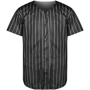 Top Qualité Sublimation Impression Conception Gratuite Meilleure Vente Hommes À Manches Courtes Bouton Baseball Jersey Porter Uniforme Costume Jersey - Product Image 2