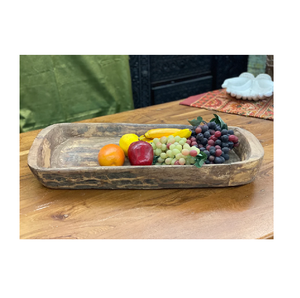 Ustensiles de cuisine Bol à pâte à fruits en bois Bol à fruits en bois fait à la main de haute qualité de l'Inde Artisanat fait à la main - Product Image 2