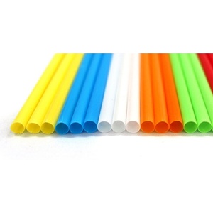 Precio barato de fábrica, Pajita colorida resistente al calor, pajitas de plástico PP respetuosas con el medio ambiente, Pajita reutilizable de plástico hecha en Vietnam - Product Image 5