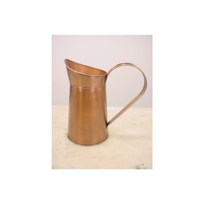Cruche d'eau en cuivre fini antique de conception en relief pour jardin balcon intérieur extérieur plantes cruche d'eau utilisation cruche d'eau décorative - Product Image 6