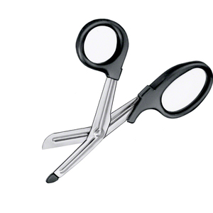 Ciseaux universels de haute qualité 6 "poignée en plastique noir pansement ciseaux d'allaitement EMT ciseaux utilitaires pour chirurgie - Product Image 6