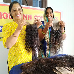 100% naturel non traité noir 2*6 Hd dentelle fermeture ondulé Temple indien Extensions de cheveux humains sans enchevêtrement pas cher cheveux humains - Product Image 3