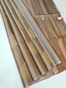Pure Soft Kanchivaram Pethani Saree en soie élégant vêtements indiens et pakistanais - Product Image 2
