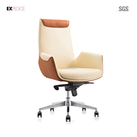 Chaise de bureau inclinable ergonomique bon marché chaise de bureau en tissu maillé avec appui-tête