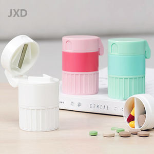 जूक्सिंडा रंगीन गोली क्रशर बॉक्स 3 में 1 डिजाइन क्रश और स्टोर की गोलियां घरेलू दवा की जरूरतों के लिए पोर्टेबल - Product Image 4