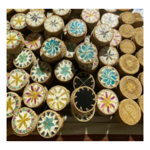 Handmade Eco-Friendly Rattan Plate Charger Rustic Dining Mat Vietnam Wicker Plate Wholesale - Product Image 3