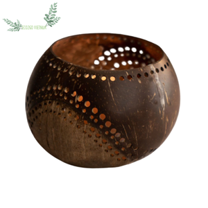 2025!!! เชิงเทียนทีไลท์กะลามะพร้าวทำด้วยมือจาก Eco2go เวียดนาม - Product Image 1