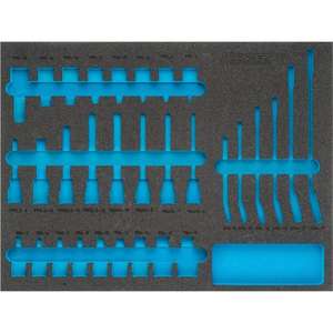 Insert en mousse souple à 2 composants Hazet pour rangement d'outils 163-367/31 - Product Image 1