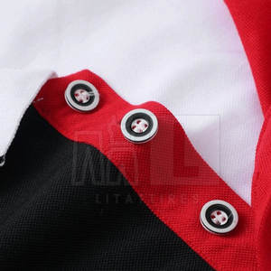 Logotipo personalizado de alta calidad para polos para hombres Tela de lona de patrón sólido hecha en Pakistán de alta calidad Venta en línea - Product Image 4