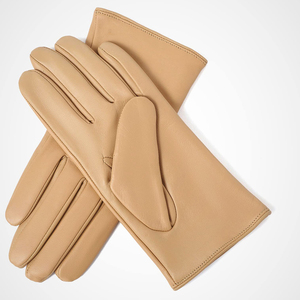 Gants tendance en cuir à coutures hautes de coupe régulière Produit respirant Gants mode en cuir ultra doux au toucher pour femmes - Product Image 2
