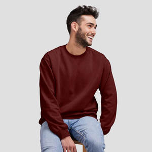 Venta al por mayor sudaderas personalizadas Unisex 100% algodón cuello redondo manga larga adulto diseñador sudadera - Product Image 3