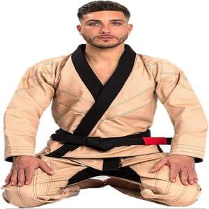 Unisex de peso medio 220g Karate Gi poliéster de alta calidad/algodón artes marciales uniforme adultos logotipo personalizado impresión Digital cinturón gratis - Product Image 1