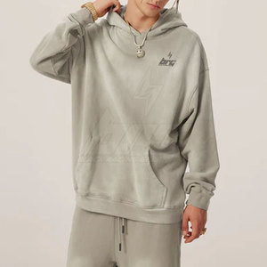 Venta al por mayor Pakistán hizo algodón mezclado sudaderas con capucha para los hombres a granel cantidad de fabricación de fábrica sudaderas con capucha - Product Image 5