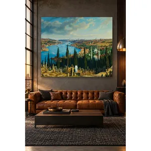 Impression sur toile de Fida Sattler : Vue sur le Corne d'Or depuis les Eyp Hills - Product Image 4