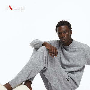 Chándales de lana de tecnología de invierno personalizados de fabricante de alta calidad para estampado de soplo 3D de algodón y conjunto de Sudadera con capucha unisex - Product Image 3