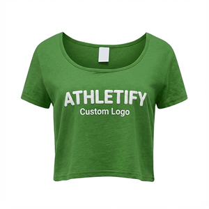 T-shirt décontracté à manches courtes et à col rond en coton doux, respirant et élégant pour toutes les saisons. - Product Image 1